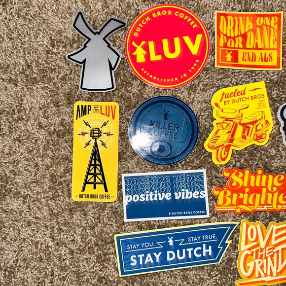 DUTCH BROS STICKERS (ANY 3 FOR 10$) - Picture 3 of 3